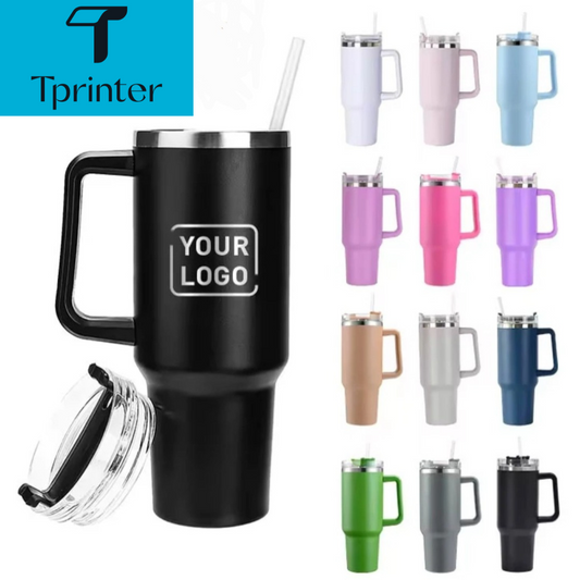 water bottle 40 oz+ printing or laser engraving