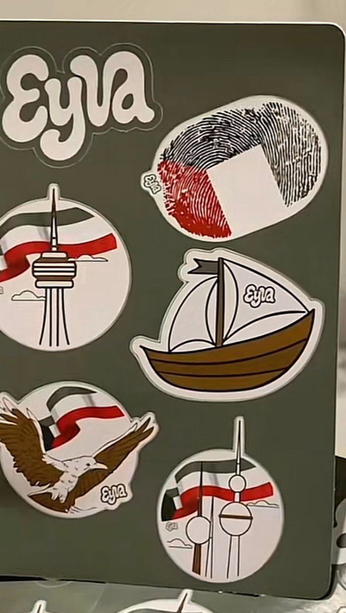 sticker sheet (3 sizes) ثلاثة احجام لاصحاب المشاريع