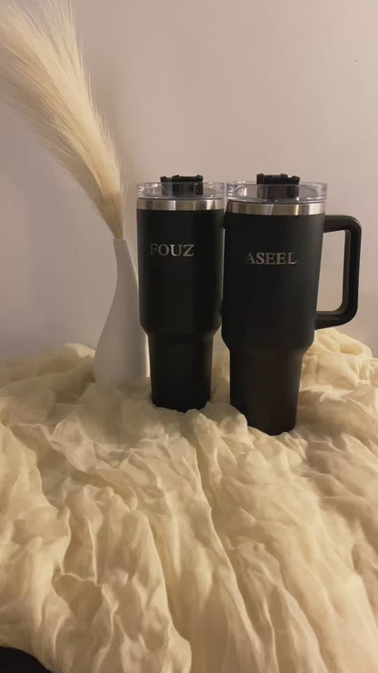 water bottle 40 oz+ printing or laser engraving